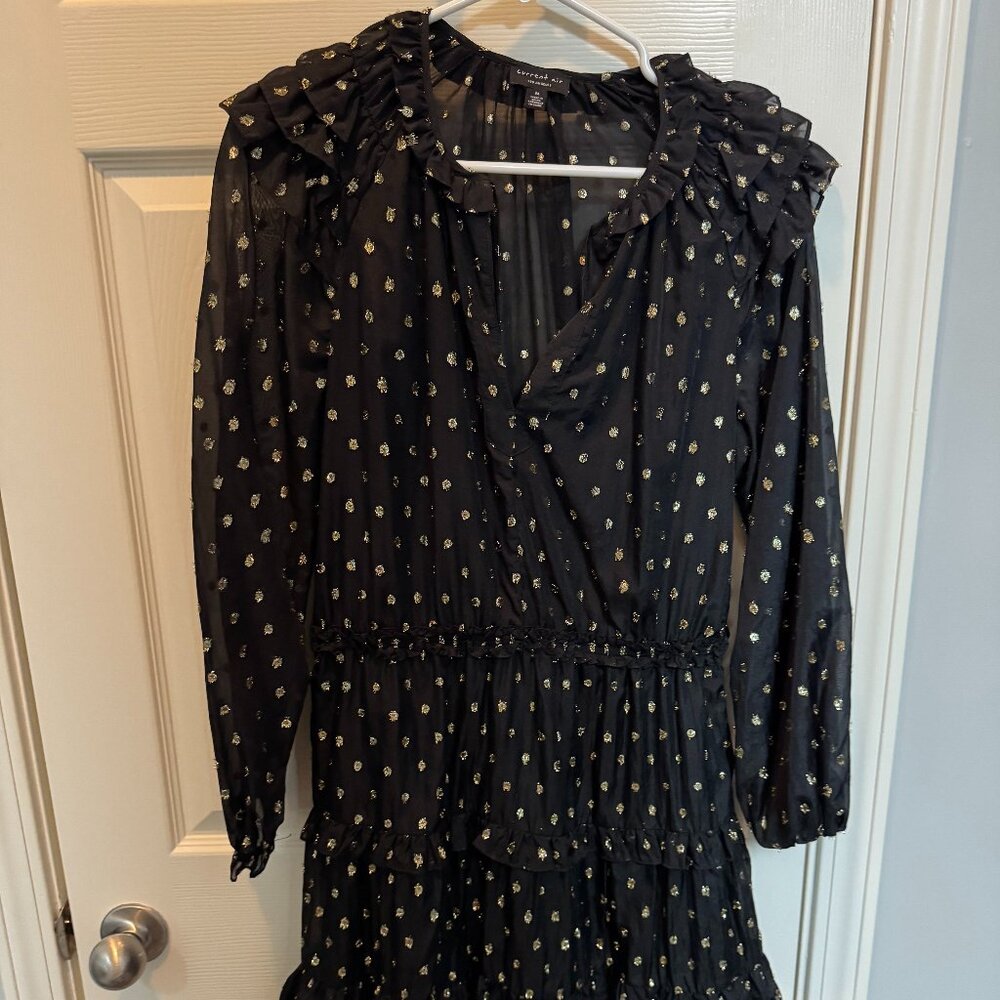 Current Air Women’s Dress. Size: M. Excellent condition. Color: Black & Gold